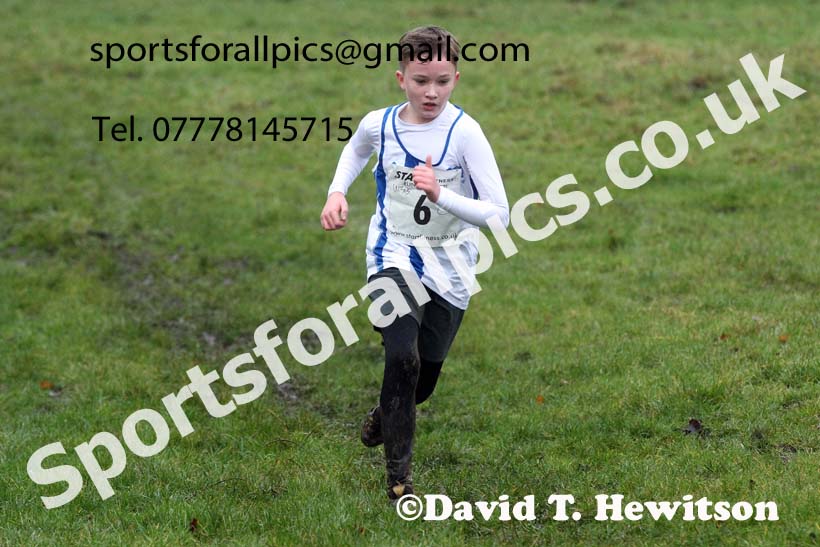 Boys under-13s, NECAA Junior Cross Country Relays, Thornley Farm, Peterlee, Saturday, December 12th. Photo: David T. Hewitson/Sports for All Pics